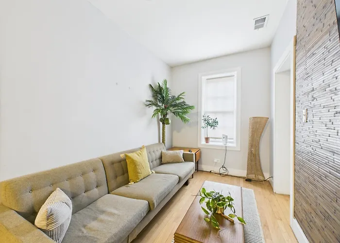 Modern 2br With Patio & Cozy Space Apartamento Chicago